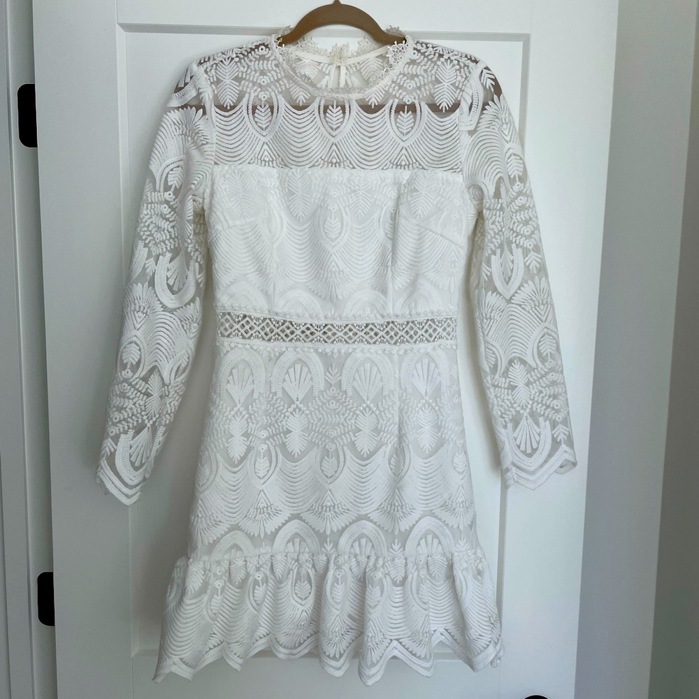 Two Sisters White Dress, size 10 AUS, (6 US)